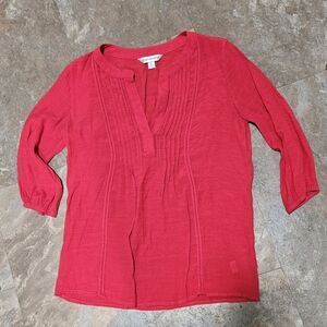 Women's Red Tunic Top